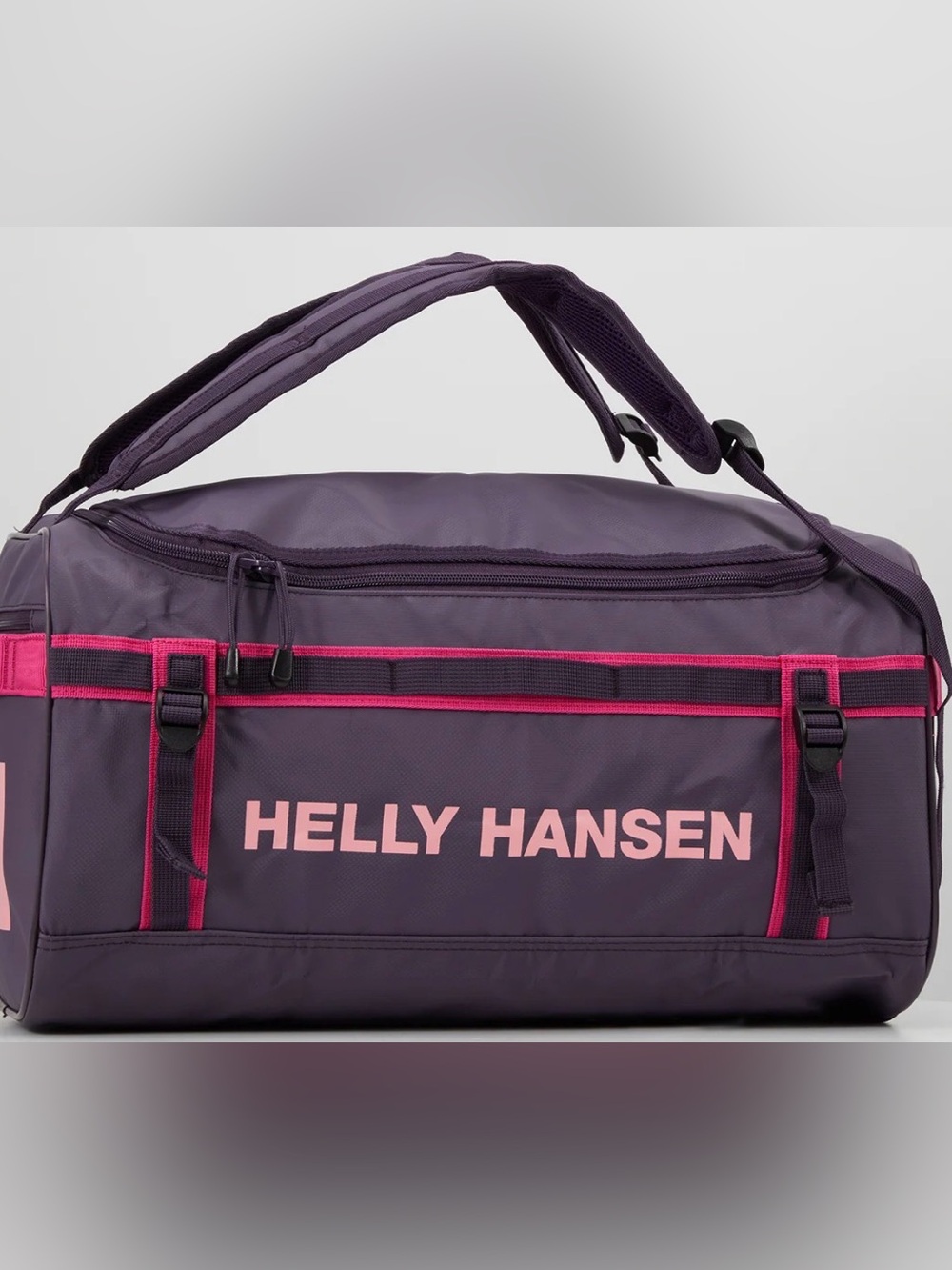 Helly Hansen purple Duffel Bag with Pink Logo